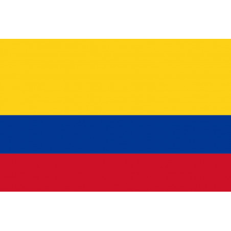 Drapeau Colombie - 19.5 x 13 cm - Autocollant(sticker)