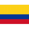 Drapeau Colombie - 5 x 3.3 cm - Autocollant(sticker)