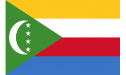 Drapeau Comores - 19.5 x 13 cm - Autocollant(sticker)