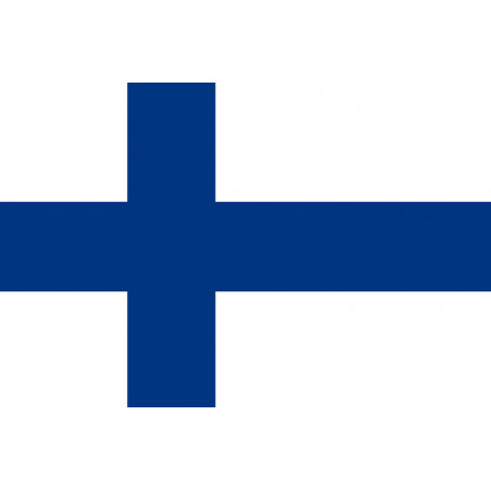 Drapeau Finlande - 19.5x13cm - Autocollant(sticker)