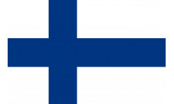Drapeau Finlande - 5x3.3cm - Autocollant(sticker)
