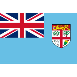 Drapeau Fidji - 5x3.3cm - Sticker/autocollant