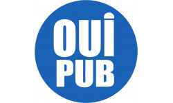 oui pub - 5cm - Autocollant(sticker)