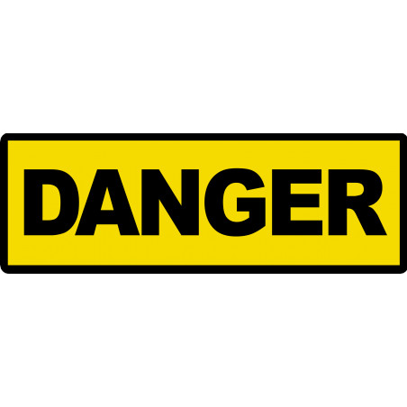 danger - 29x10cm - Autocollant(sticker)