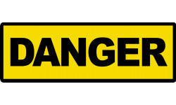 danger - 10x3.5cm - Autocollant(sticker)