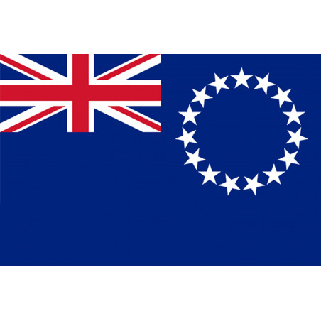 Drapeau îles Cook - 19.5x13cm - Autocollant(sticker)
