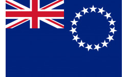 Drapeau îles Cook - 15x10cm - Autocollant(sticker)