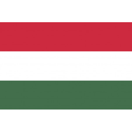 Drapeau Hongrie - 5x3.3cm - Autocollant(sticker)