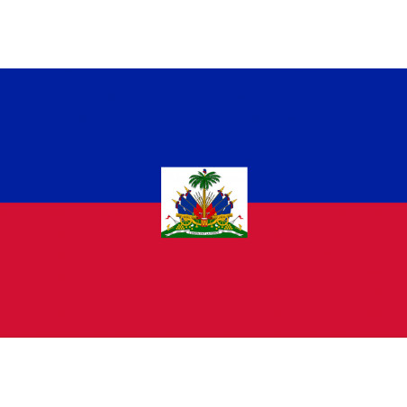 Drapeau Haïti - 19.5x13cm - Autocollant(sticker)