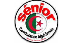 conductrice Sénior Algérienne - 10cm - Autocollant(sticker)