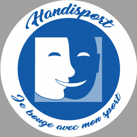 handisport muet - 5cm - Autocollant(sticker)