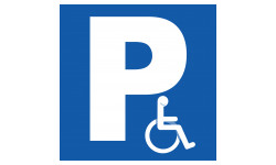 Parking handicap - 20cm - Autocollant(sticker)