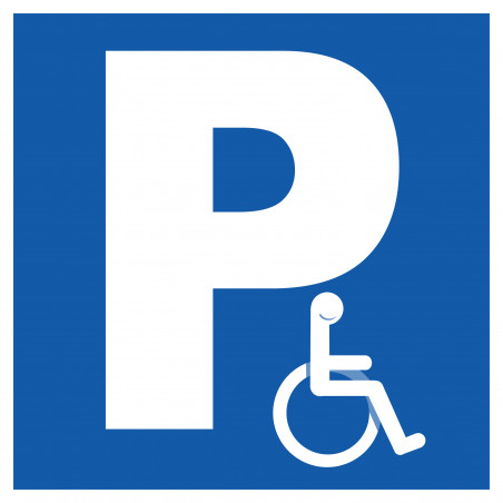 Parking handicap - 20cm - Autocollant(sticker)