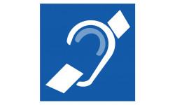 accessibilité handicap mal entendant - 15cm - Autocollant(sticker)