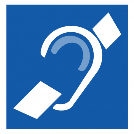 accessibilité handicap mal entendant - 5cm - Autocollant(sticker)