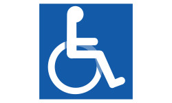 accessibilité handicap moteur - 15cm - Autocollant(sticker)