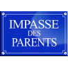 Impasse des parents - 20x13,2cm - Autocollant(sticker)