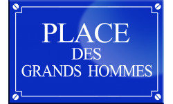 Place des grands hommes - 20x13,2cm - Autocollant(sticker)