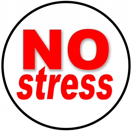 No stress - 15cm - Autocollant(sticker)