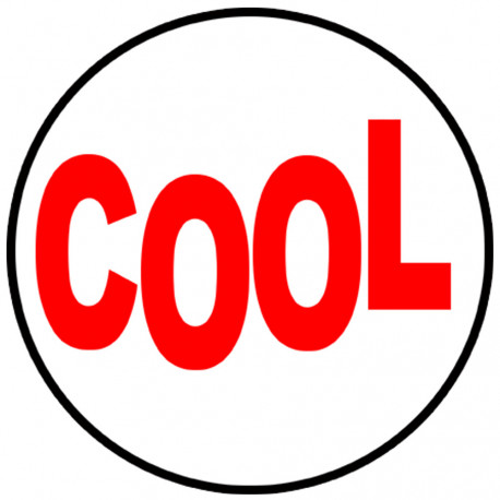 COOL - 15cm - Autocollant(sticker)