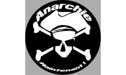 anarchiste noir - 20x20cm - Autocollant(sticker)