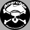 anarchiste noir - 20x20cm - Autocollant(sticker)