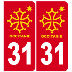 immatriculation 82 Occitanie - Sticker/autocollant