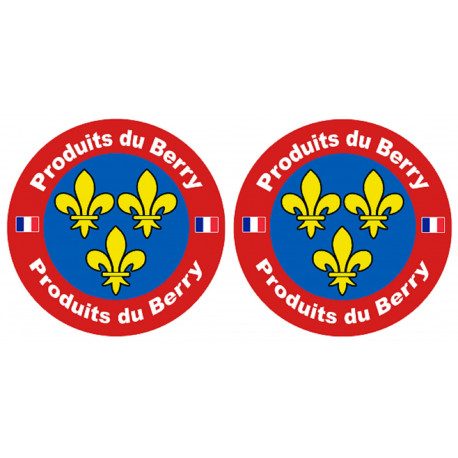 Produits du Berry - 2fois 10cm - Autocollant(sticker)