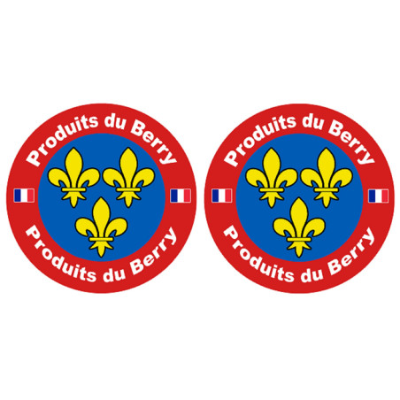 Produits du Berry - 2fois 10cm - Sticker/autocollant