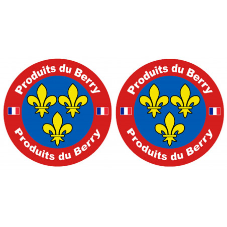 Produits du Berry - 2fois 10cm - Autocollant(sticker)