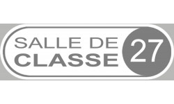 Autocollant (sticker): signaletique salle de classe