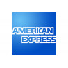 Paiement par carte Américan Express accepté - 10x6cm - Autocollant(sticker)