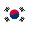 Corée du Sud - 15 x 10 cm - Autocollant(sticker)