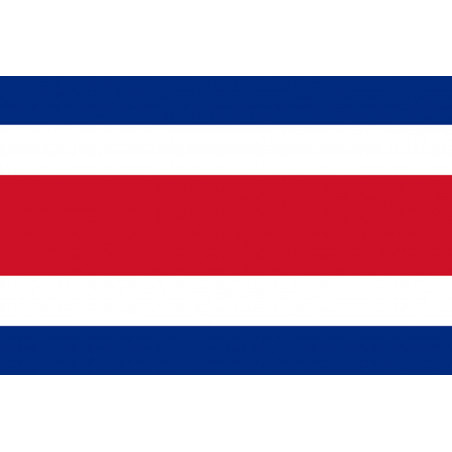 Drapeau Costa Rica - 19.5 x 13 cm - Autocollant(sticker)