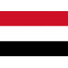 Drapeau Yémen - 15 x 10 cm - Autocollant(sticker)