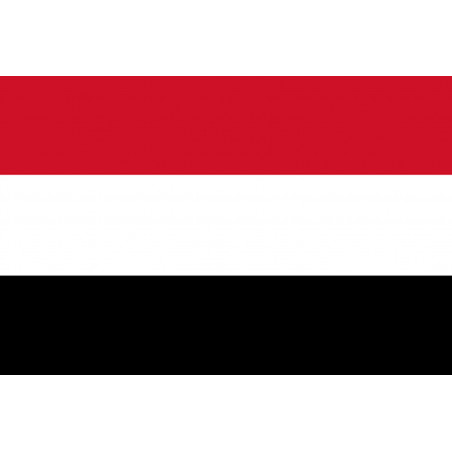 Drapeau Yémen - 5 x 3.3 cm - Autocollant(sticker)