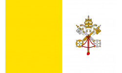 Drapeau Vatican - 15 x 10 cm - Autocollant(sticker)