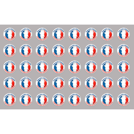Fabrication artisanale - 40fois 2cm - Sticker/autocollant