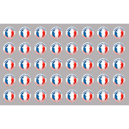 Fabrication artisanale - 40fois 2cm - Autocollant(sticker)
