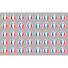 Fabrication artisanale - 40fois 2cm - Autocollant(sticker)