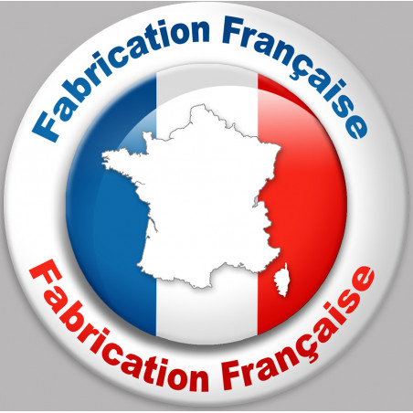 Fabrication Française - 15x15cm - Autocollant(sticker)