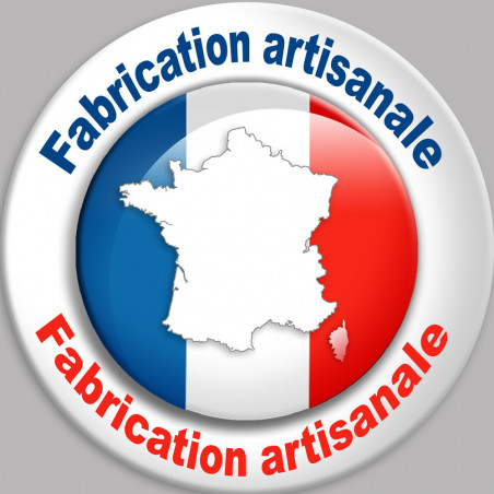 Fabrication artisanale - 20x20cm - Autocollant(sticker)