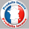 Produits locaux - 20x20cm - Autocollant(sticker)