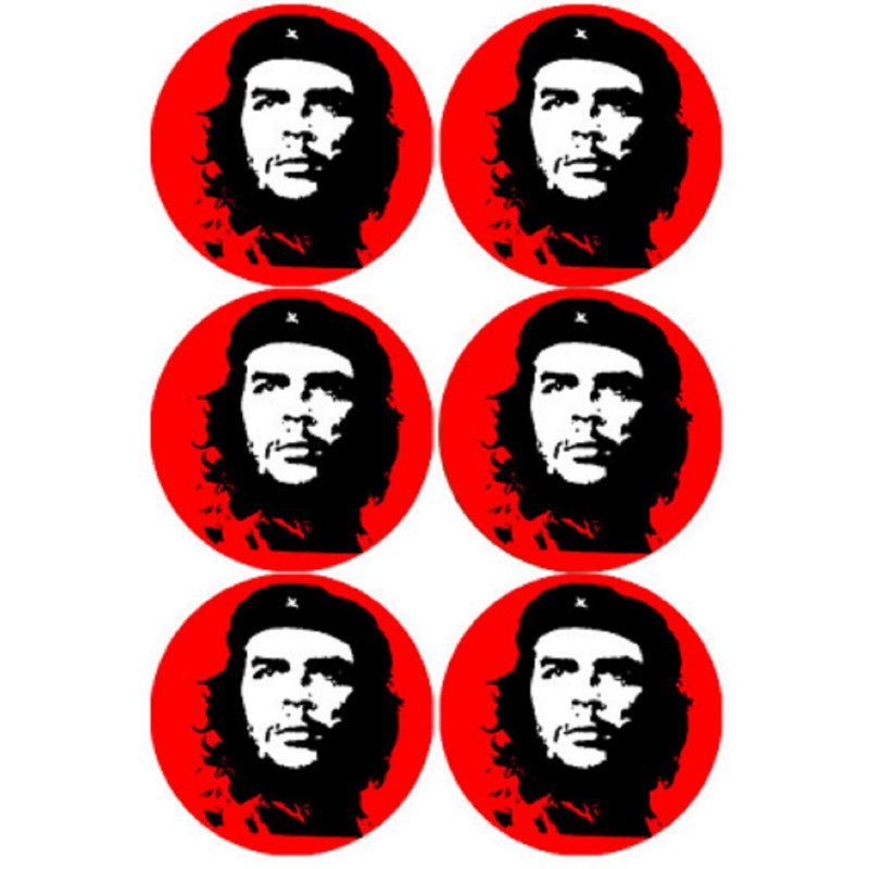 Ernesto "Che" Guevara (6 fois 9cm) - Sticker/autocollant