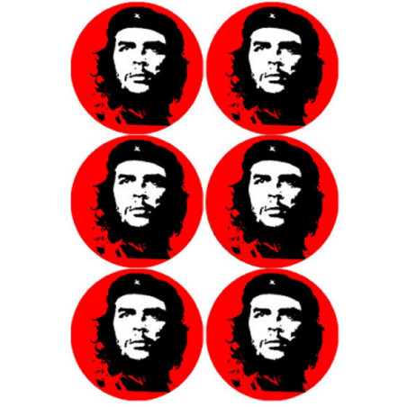 Ernesto "Che" Guevara (6 fois 9cm) - Sticker/autocollant