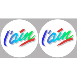 l'Ain 01 (2 fois 10cm) - Autocollant(sticker)