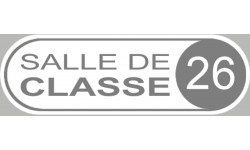 Autocollant (sticker): signaletique salle de classe