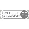 Autocollant (sticker): signaletique salle de classe