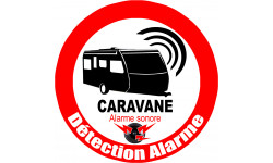 Alarme pour Caravane (5x5cm)  - Autocollant(sticker)