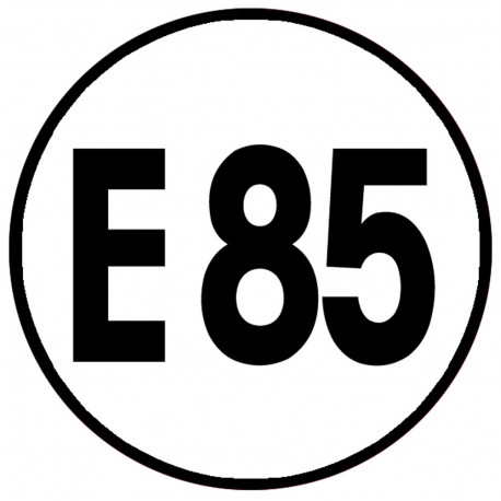 E85 - 5x5cm - Autocollant(sticker)